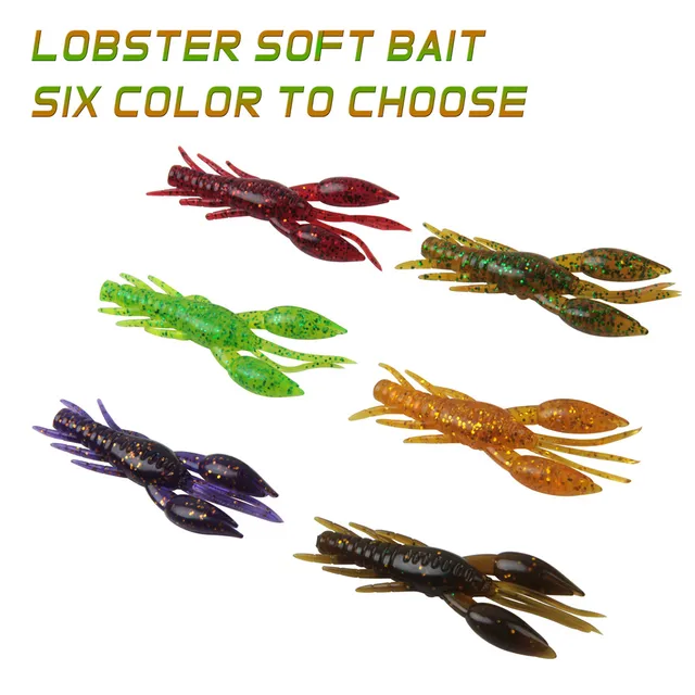 Soft Fishing Lure Crawfish Bait Soft Bionic Fishing Lure Freshwater Mock  Lure Fishing Realistic Shrimp Fishing Lure Accessory - AliExpress