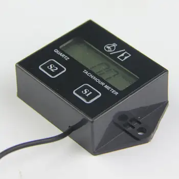 

Gasoline Engine Tachometer Timer Replaceable Battery Inductive Digital Display 2 4-Stroke Accumulating Timer
