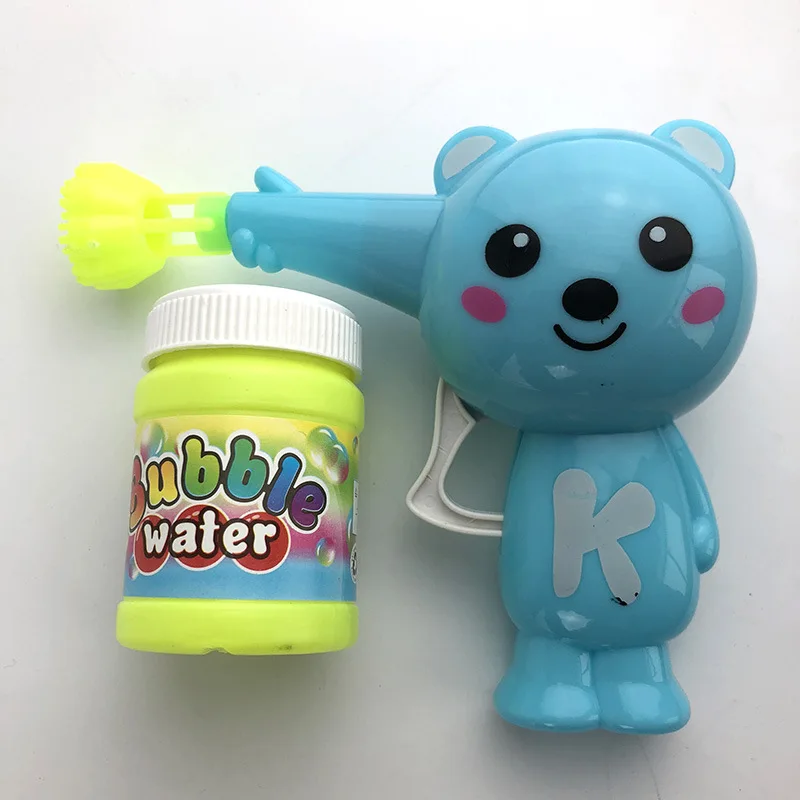 CHILDREN'S Cartoon Manual Inertia Bubble Gun Bubble Water Dolphin Summer Stall Hot Sales Supply of Goods Bubble Water Toy