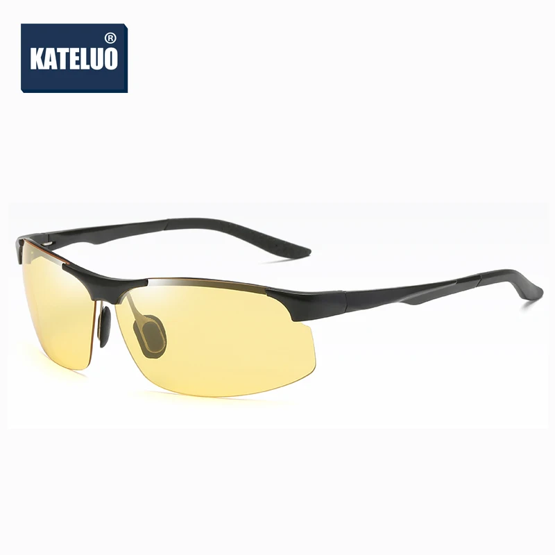 Day Night Vision Goggles Yellow Car Glasses Anti-glare Driver's Glasses for Men Photochromic Polarized Men Sunglass 2173