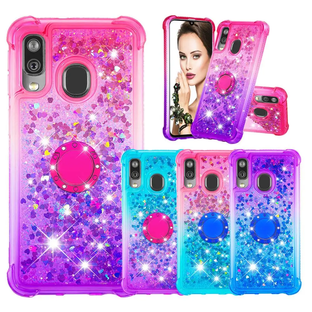 

Bling Quicksand Case For Samsung Galaxy M20 M10 A70 A50 A40 Note 10 S10 S8 S9 Plus S10E J3 J7 For Cover TPU Glitter Liquid Coque