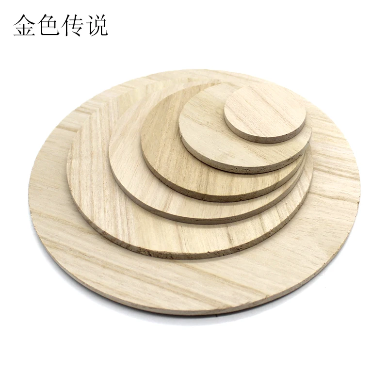 5mm ronde paulownia planken dikke planken ronde hout chips DIY handgemaakte model materiaal massief houten panelen|Houten Doe het Knutsels| - AliExpress
