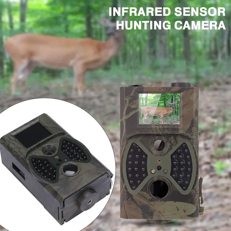 ИК-камера для охоты камера для охотника сфотографировать животное 5MP Trail камера Кемпинг ночного видения видео рекордер
