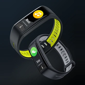 

IP68 Smart Bracelet Body Temperature Heart Rate Monitor Fitness Bracelet Waterproof Multiple Sports Modes Heath Bracelet For Men