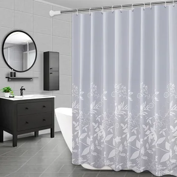

Bathroom shower curtain suit in toilet, perforated waterproof cloth, thickened shower curtain cloth partition bathroom curtain