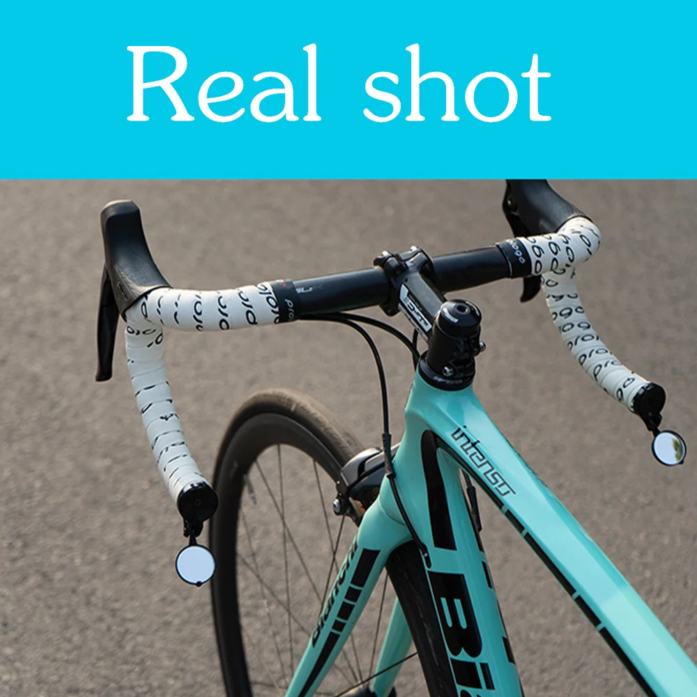 Дорожный руль зеркало заднего вида установить практичный 360 градусов Поворот прочный для велосипеда ручка зеркало заднего вида Аксессуары для велосипеда