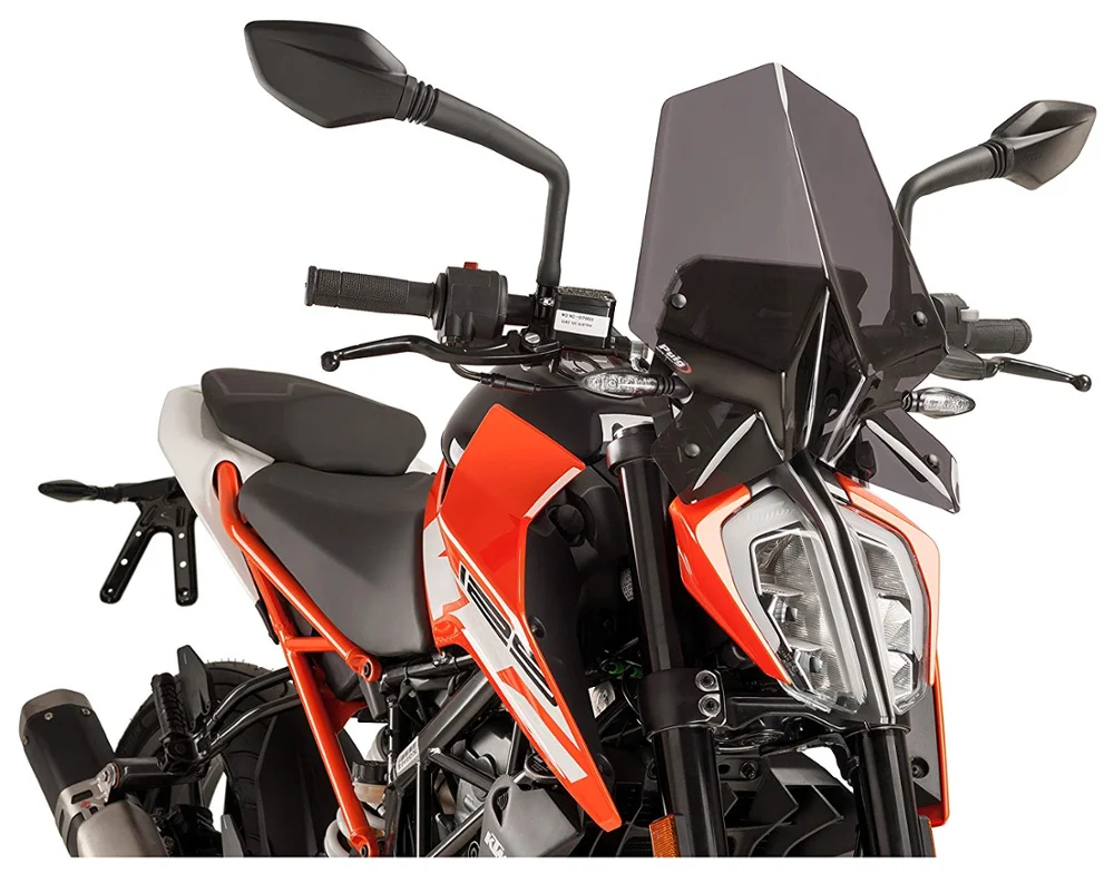 Мотоциклетные спортивные козырек ветрового стекла козырек подходит для KTM Duke 125 390 Duke125 Duke390 Double Bubble