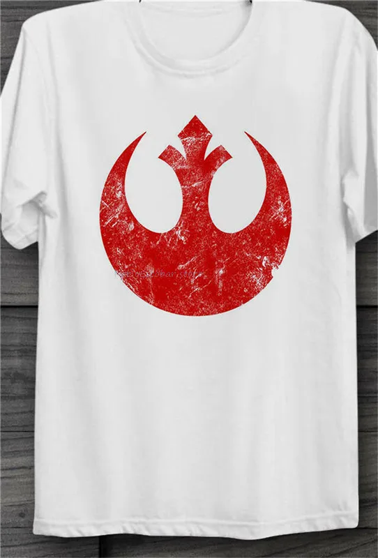 Rebel Alliance Звездные войны логотип крутая идеальный подарок Мужская футболка