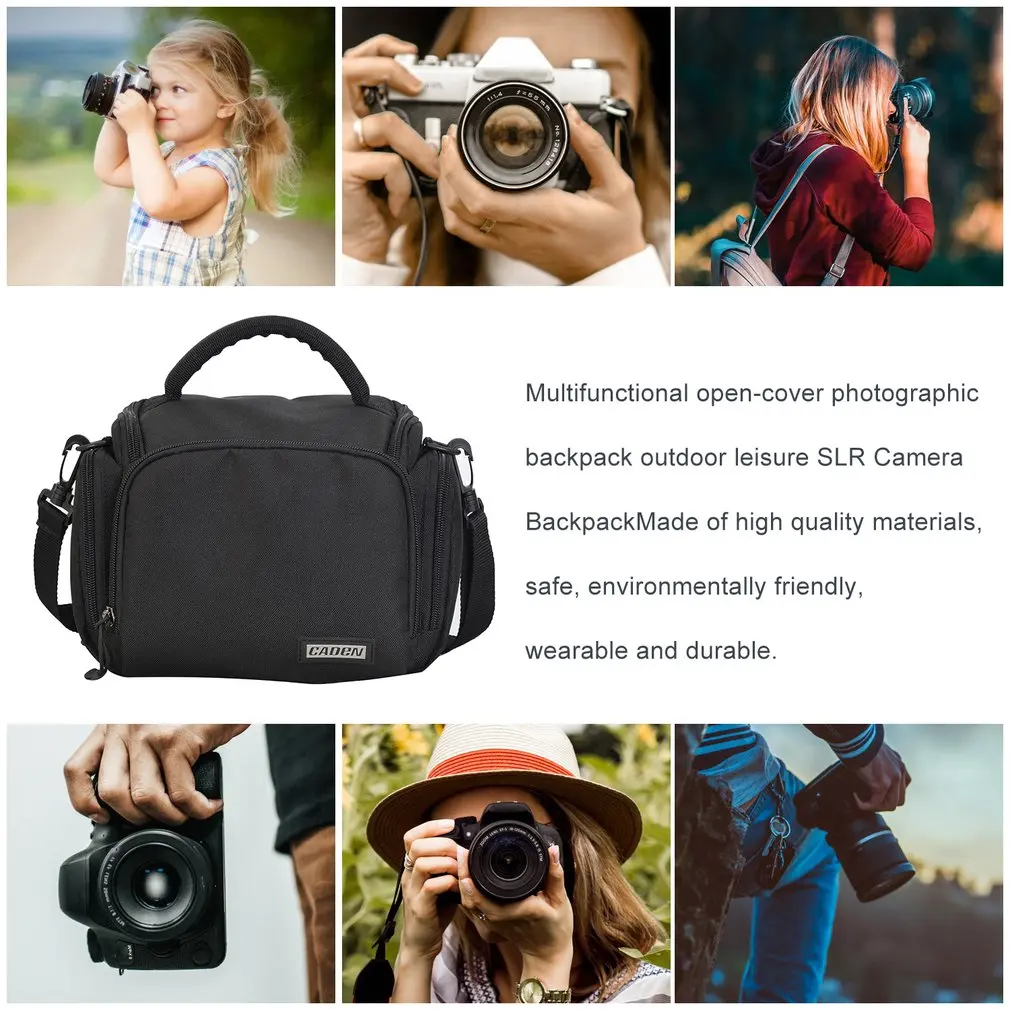 New Micro Slr Camera Bag Single Shoulder Digital Camera Bag Photo Camera Backpack Outdoor Camera Handbag Brand dropshipping