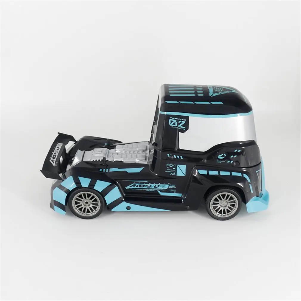J801 1:10 High Speed RC Car Truck with Lighting 2.4G Remote Control Off-road Crawler Vehicle Model RTR Toy For Kids Gift-Blue J801 1:10 High Speed RC Car Truck with Lighting 2.4G Remote Control Off-road Crawler Vehicle Model RTR Toy For Kids Gift-Blue