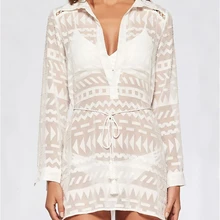 Туники для пляжа, женский купальник, накидка, женский купальник, Пляжная накидка, пляжная одежда, парео, Пляжное Платье, Saida de Praia# Q57