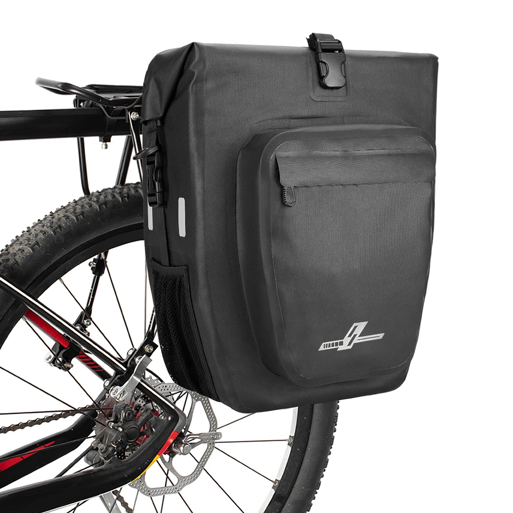 30L Waterproof MTB Mountain Road Bike Rear Rack Bag Bicycle Pannier Bag