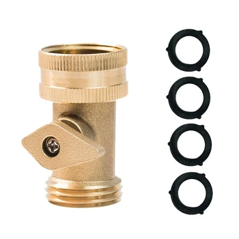 

Water Hose Turn Off Valve 3/4 Inch Extreme Duty Garden Hose on Off Valve Garden Hose Water Shut Off Valve Brass Shut Off Valve S