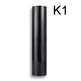 black 1 Roll1" x25'/30cmx762cmVinyl теплопередающий Утюг для одежды DIY - Цвет: black