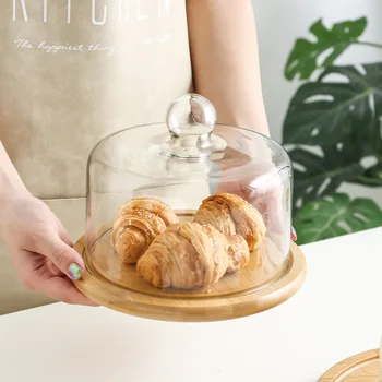 

Cake Right Angle Glass Cover Food Cover Cake Cover Glass Cover Lead Free Food Grade Transparent Dust Cover
