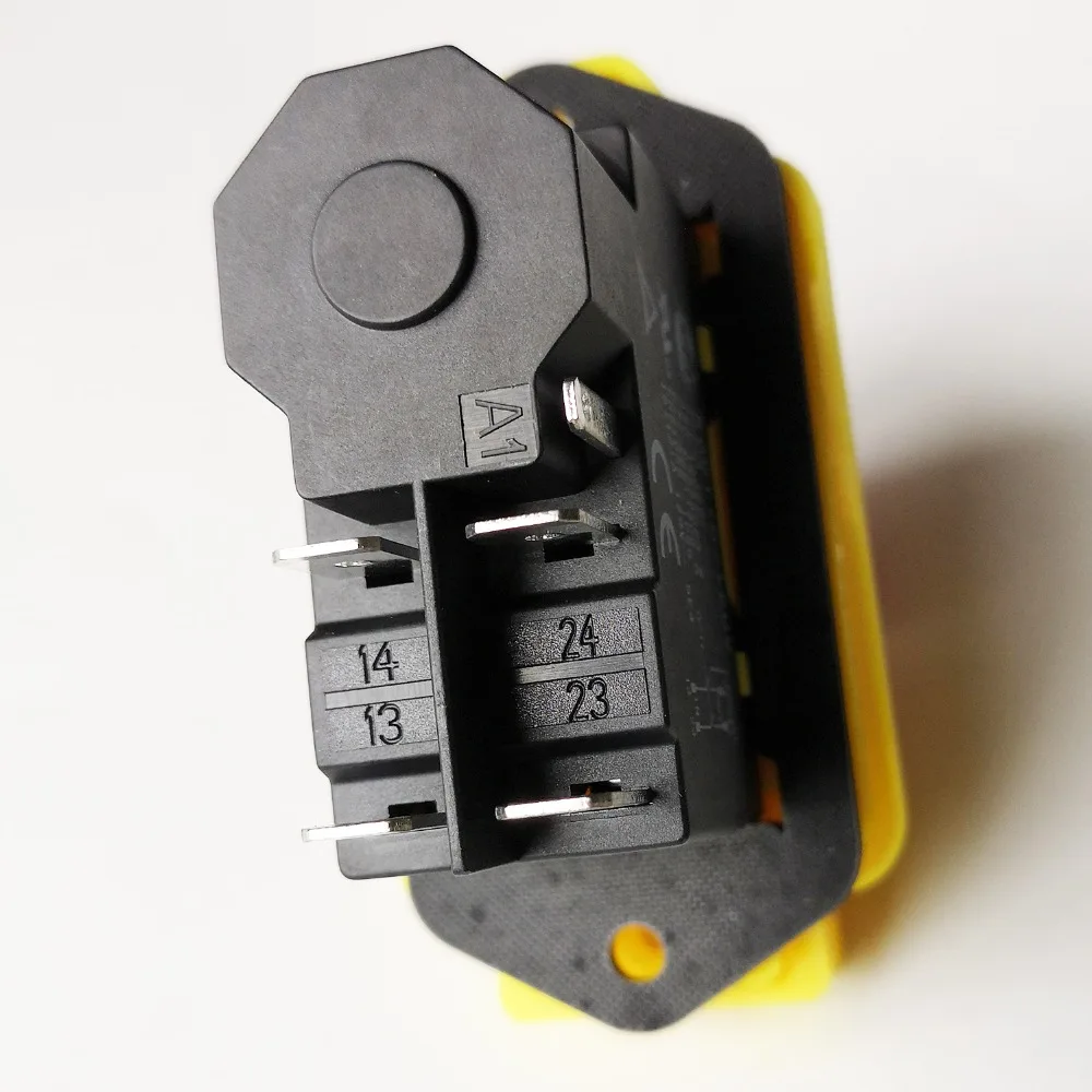KEDU Водонепроницаемый электромагнитный кнопочные выключатели KJD17B/120 V KJD17B 220V 2HP 5Pins безопасности аварийной остановки кнопочный переключатель