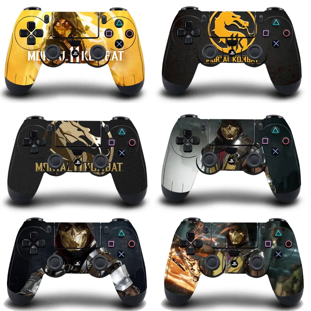 Защитная Наклейка Mortal Kombat для контроллера PS4 тонкая наклейка Playstation 4 Pro