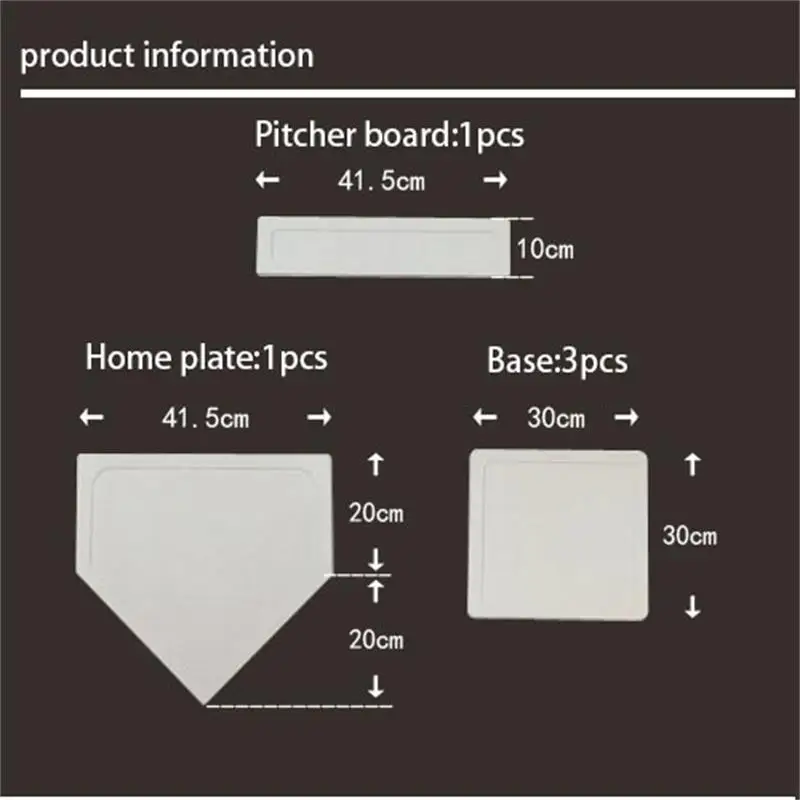 Set Completo Baseball E Softball Da 5 Pezzi, Basi In Gomma Per Adulti E Bambini, Con 5 Palline Da Allenamento E Borsa Portaoggetti, Arancione