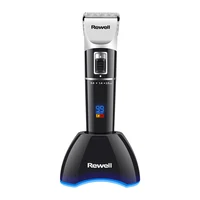 Professional Hair Clipper for Barber Rechargeable Shaving Hair Trimmer Cutting Machine LCD Display Salon Haircut Titanium Blade 1