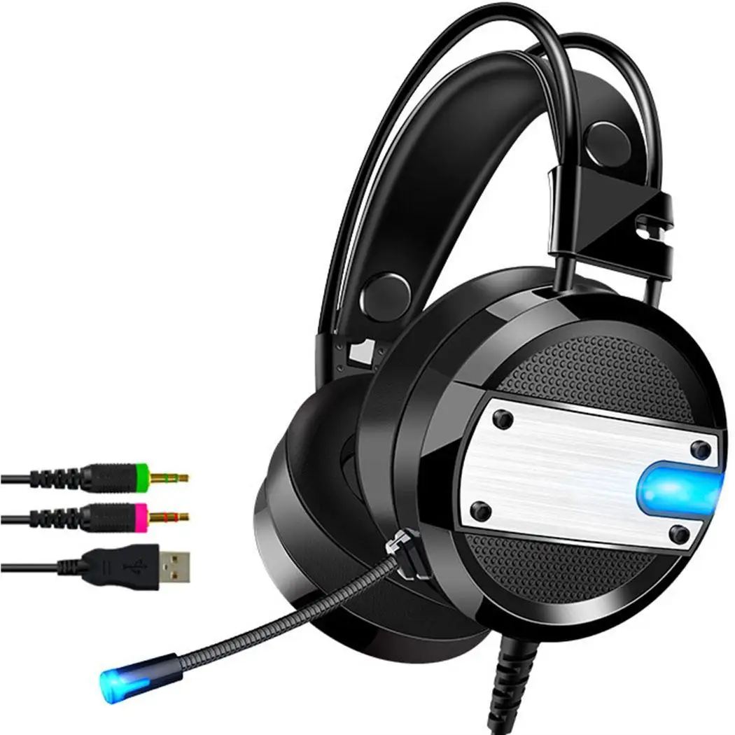 Cat Ear LED Bluetooth Stereo Headphones Game 400mAh Glowing Foldable Headset 32 104dB With 20-20.000Hz Mic