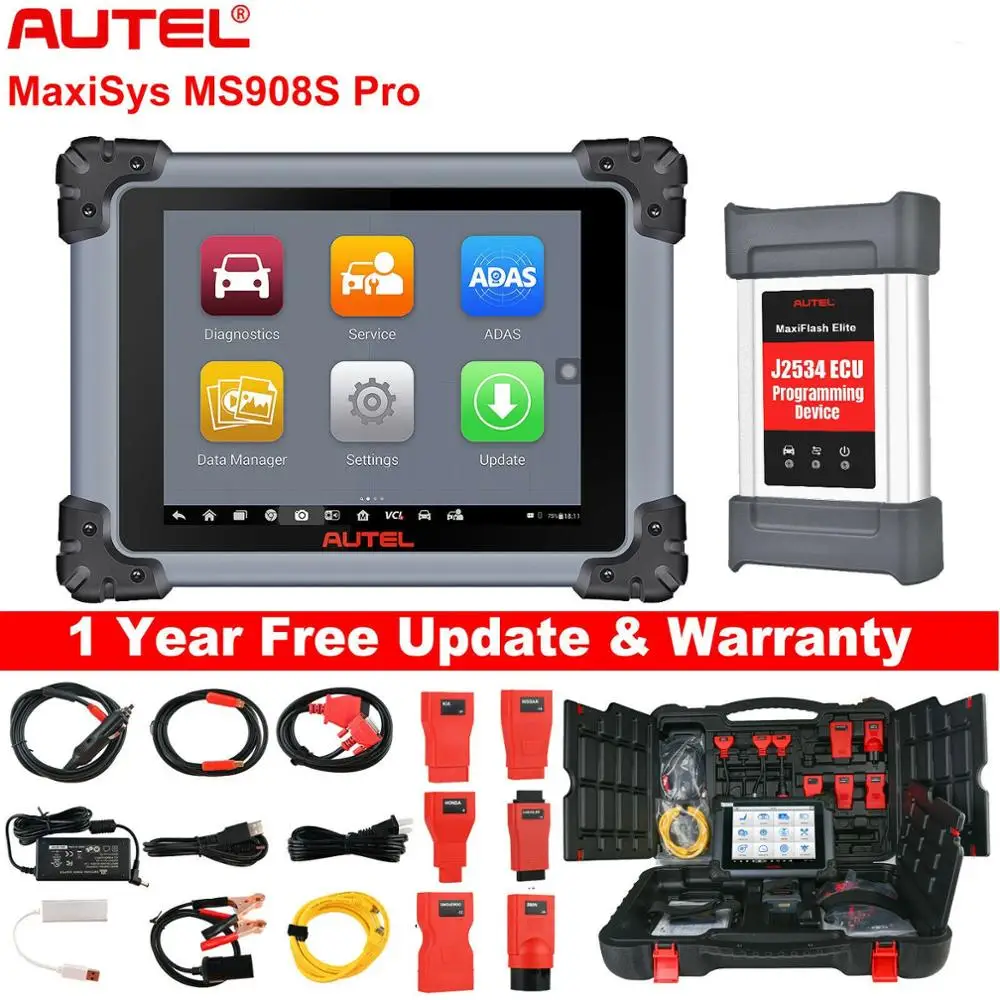 Autel Maxisys MS908S Pro MS908SP автомобильный диагностический сканер с кодированием ECU и J2534