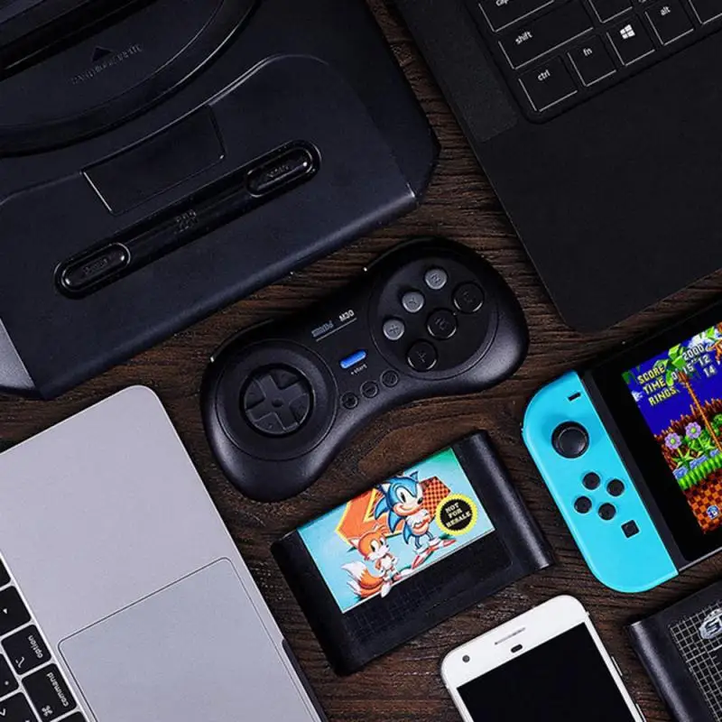 Mr NEW 8BitDo M30 беспроводной Bluetooth геймпад контроллер для sega Genesis Mega Drive стиль для nintendo Switch PC MAC паровые игры