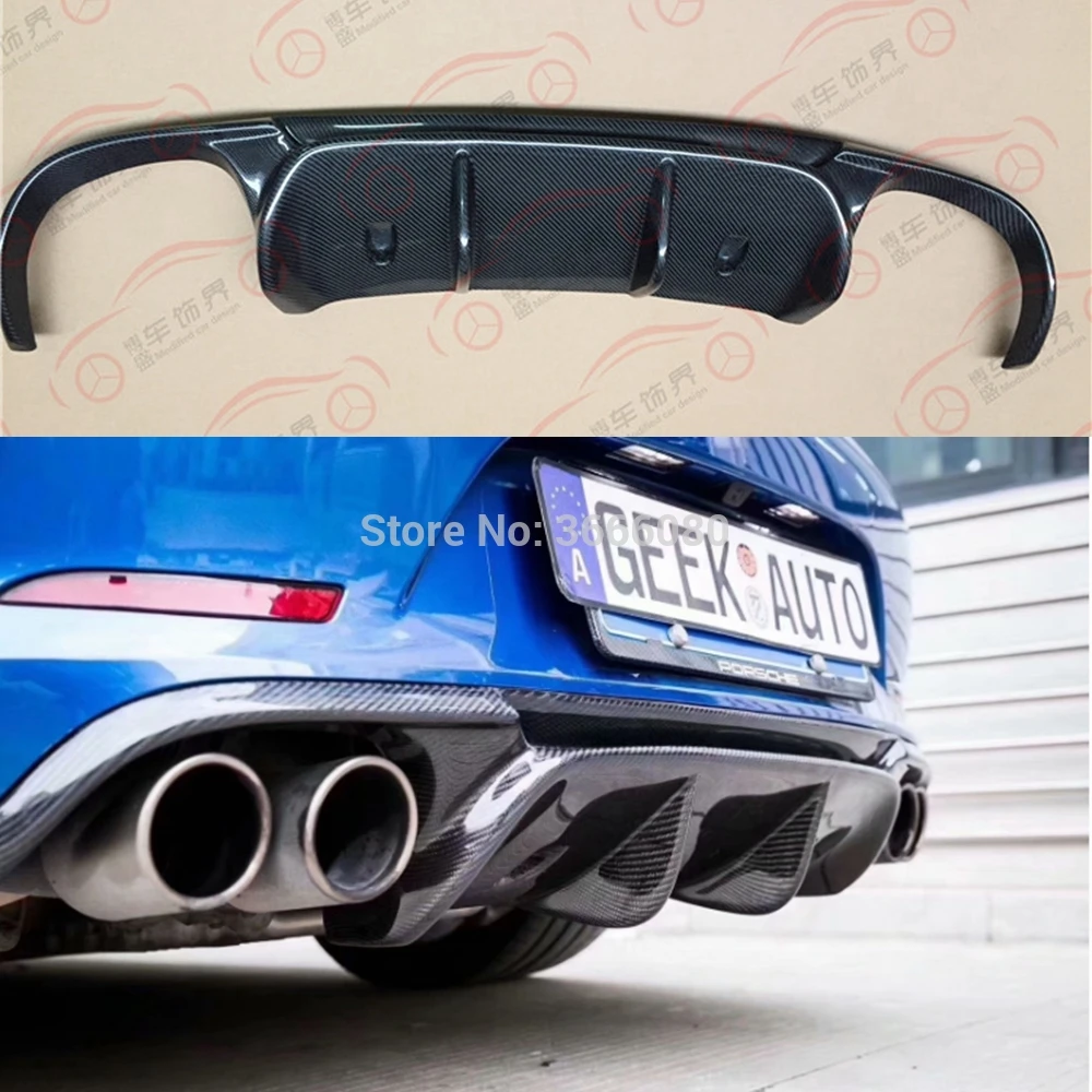 Для Porsche 911 991,1 GT3 VRX Стиль 2012 2013 углеродного волокна задний бампер для губ задний спойлер протектор