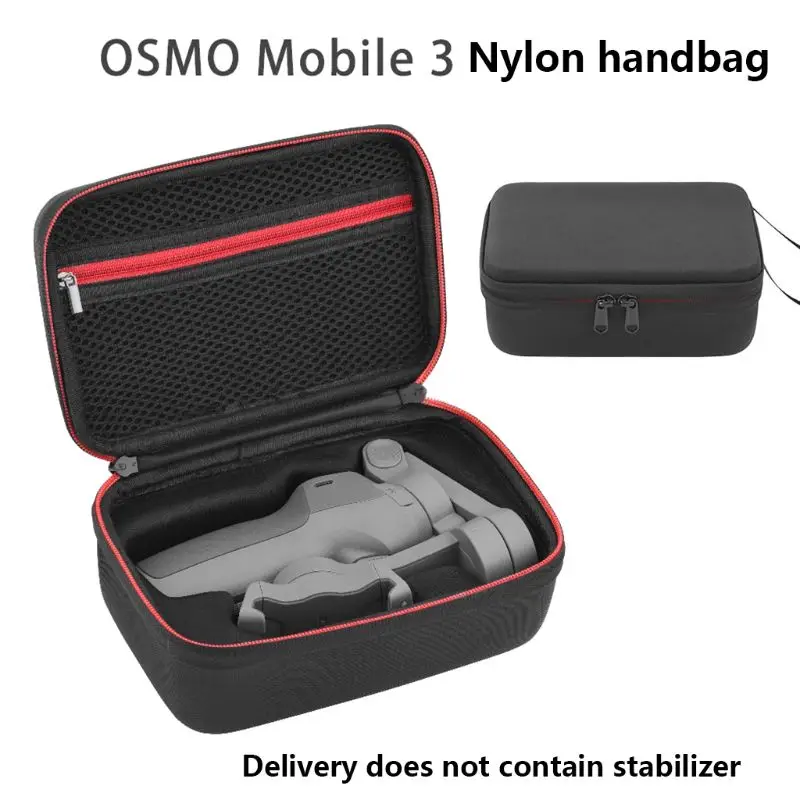 Черный цвет Нейлоновая сумка для хранения Чехол для DJI OSMO Mobile 3 Gimbal стабилизатор A5YA - Цвет: Черный цвет
