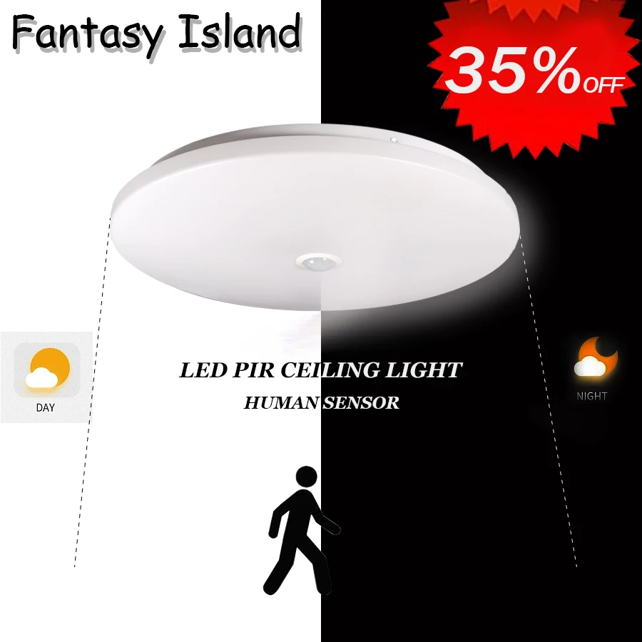 

Surface Mounted LED Ceiling Lamps PIR Motion Sensor Night Lighting 12/18W Modern Ceiling Lights For Entrance Balcony Corridor