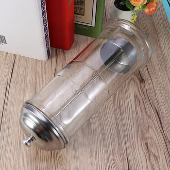 

1PC straw container Transparent Professional Large Capacity Container Bottle for Coffee Shop Bar