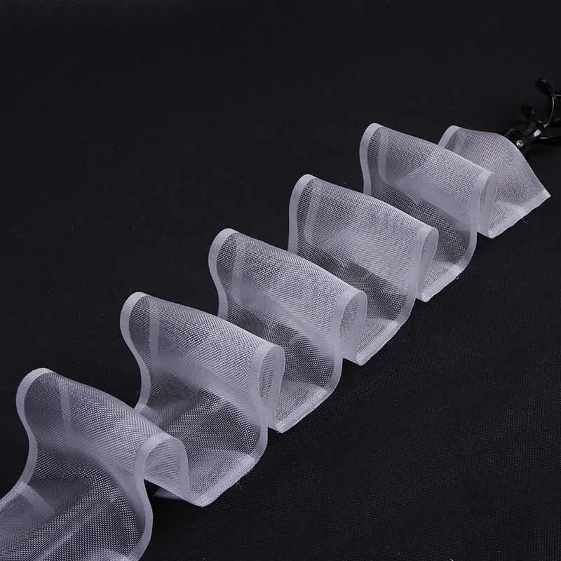 Прозрачная лента для занавесок аксессуары нейлоновая Зеленая прозрачная белая