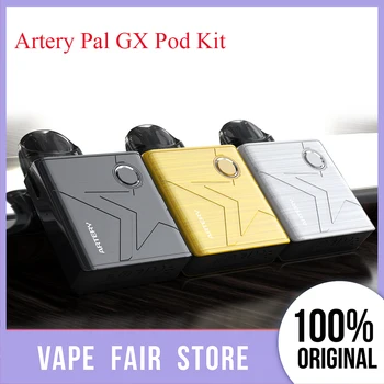 

Original Artery Pal GX Pod Kit 1000mAh Built-In Battery W/ Capacity 2ml Pod W/ Max 25W Output W/ KA1 1.3ohm Pod E-cig Vaporizer