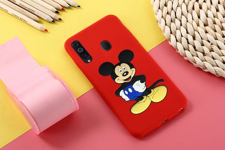TRISEOLY конфетный, TPU чехол для samsung Galaxy A50 крышка 3D и мультяшным рисунком для мальчиков и девочек Мышь мягкий силиконовый A10 A20 A30 A40 A60 A70 A10E A20E A40S