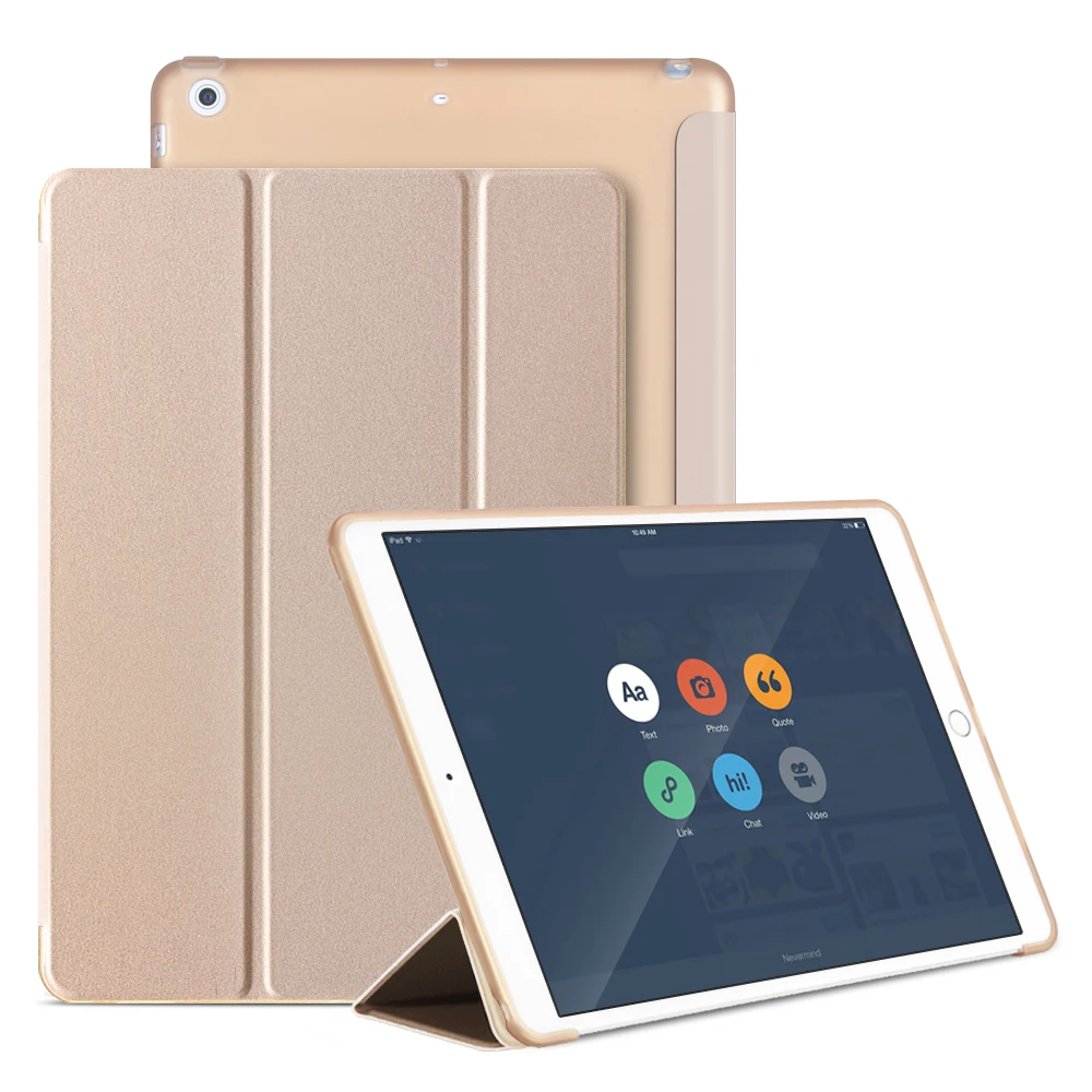 Подходит для ipad Air Магнитный защитный чехол силиконовый мягкий кожаный кронштейн ipad кожаный чехол A1474/A1475/A1476 sleep wake