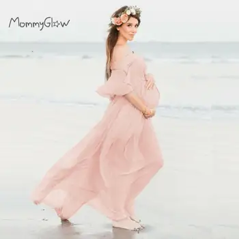 

Maternity Dresses For Photo Shoot Chiffon Pregnancy Dress Photography Props Maxi Gown Dresses For Pregnant Women Clothes 2020