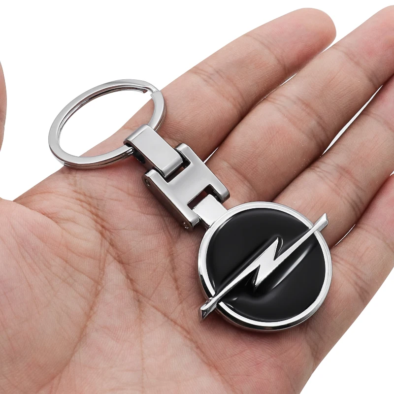 

Fashion 3D Metal Car Keychain Auto Badge Emblem Key Chain Key Ring Key Holder for Opel Corsa e Ampera Astra Insignia Combo