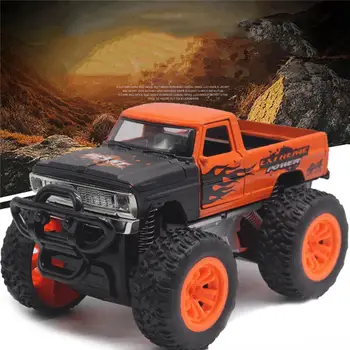 

1/28 Diecast Off-road Vehicle Car Model with LED Sound Kids Toy Desktop Decor NE