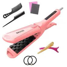 Волосы пушистый артефакт Кукуруза должны быть щипцы для завивки мужчин и женщин не повредить короткий утюжок для волос корни волос бигуди