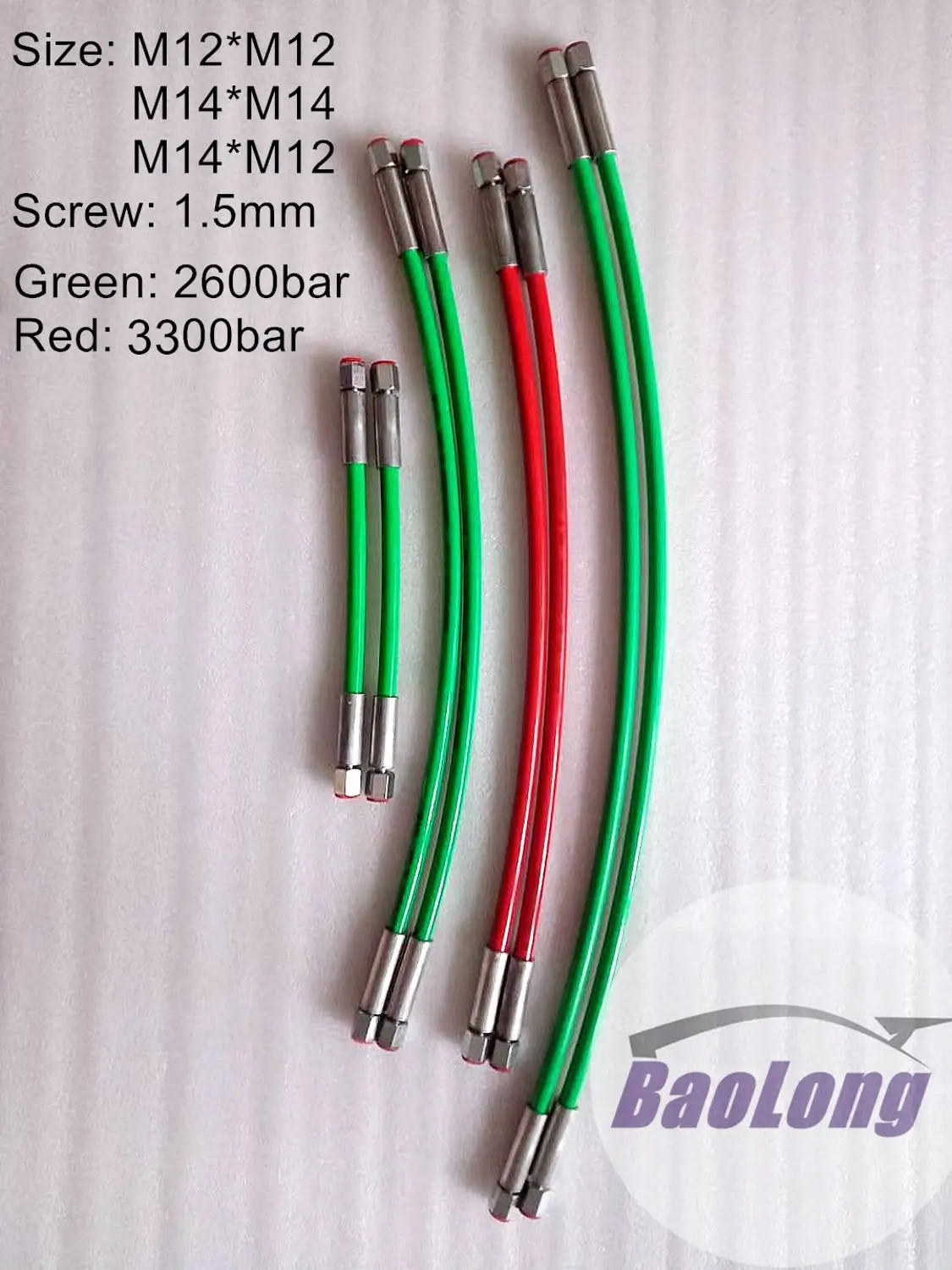 High Pressure Soft Oil Tube Pipe For Diesel Common Rail Test Bench Flexible Hose