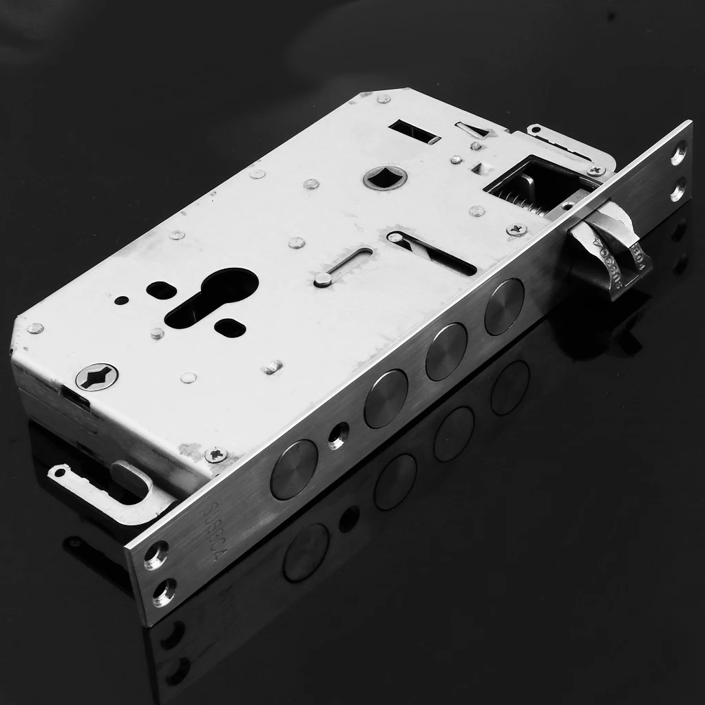 304 Stainless Steel Deadbolt Lock Body Dead Bolt Mortise Cylinder Door Lock Lock Replacement Part