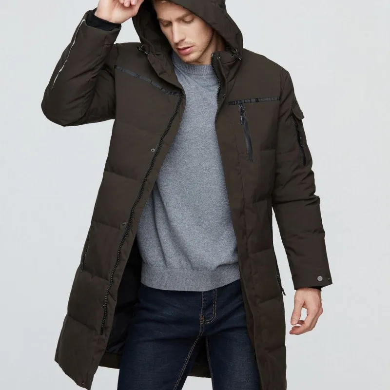 Рисунок 3 - Новая куртка, длинное Мужское пальто с капюшоном