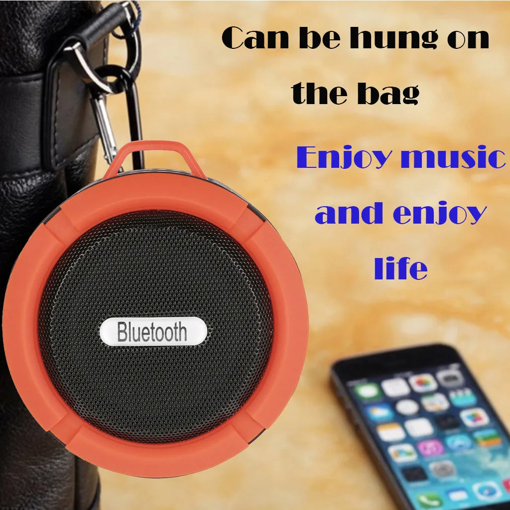 C6 Мини Портативный беспроводной Bluetooth водонепроницаемый стерео звук динамик открытый Bluetooth динамик беспроводной громкий динамик открытый