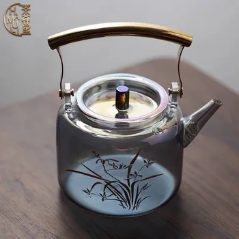 

Personality magic color high temperature resistant color glass pot thickened large capacity tea ware electric ceramic furnace