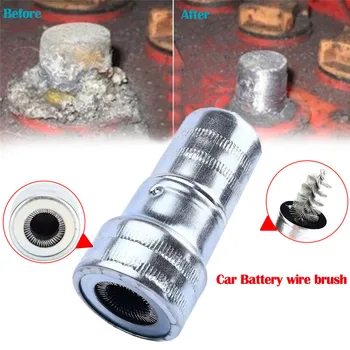 

Rundong 2019 Car Cleaning Battery Post Terminal Cable Cleaner Dirt Corrosion Brush Hand Tool