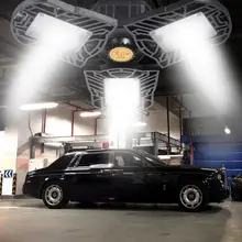 Светильник с датчиком движения, 60 Вт E26/E27 деформируемые светодиодные гаражные светильники потолочный светильник радар домашнее освещение