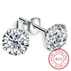 LEKANI Crystal From Swarovski Fashion Genuine 925 Sterling Silver Stud Earrings For Women Wedding Fine Jewelry Gift ► Photo 1/5