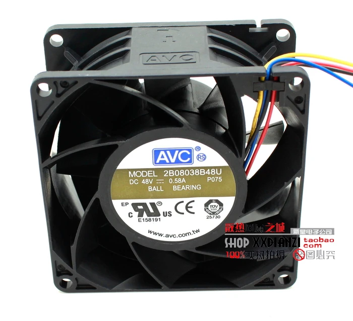 

New original 2B08038B48U 80388 cm 0.58A PWM 48V double ball fan