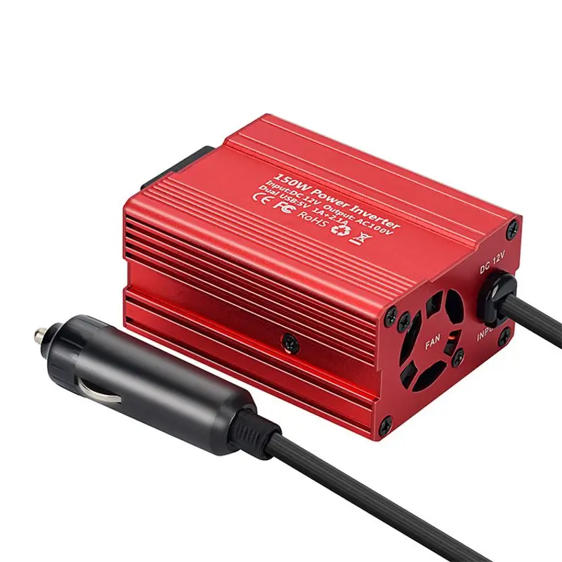 150W 3.1A автомобильный инвертор питания DC 12V в AC 110 V/220 V двойной USB конвертеры адаптеры 57BA