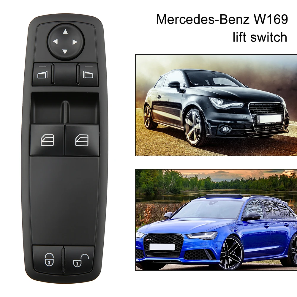 Переключатель окна автомобиля для MERCEDES W169 левая водительская сторона Авто внутренние выключатели A1698206410