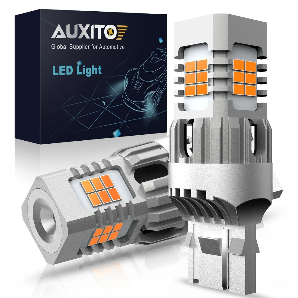 AUXITO 2 шт. без Hyper Flash T20 W21W WY21W 7440 7440NA светодиодный светильник для указателей